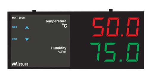 Single Side Jumbo Display Temperature Humidity Indicator