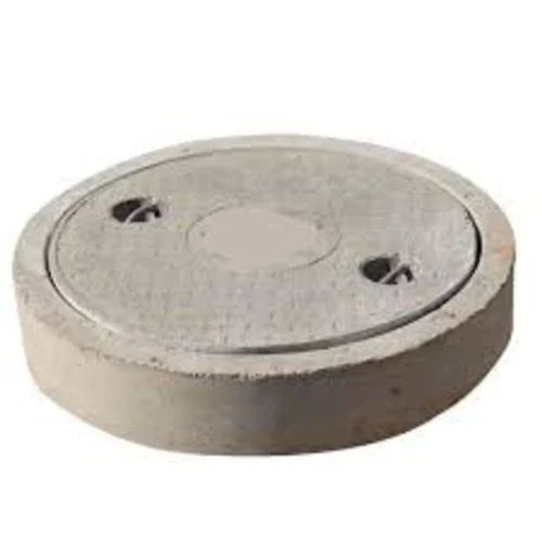 Round FRP Chamber Cover, For Drainage, Color : Grey