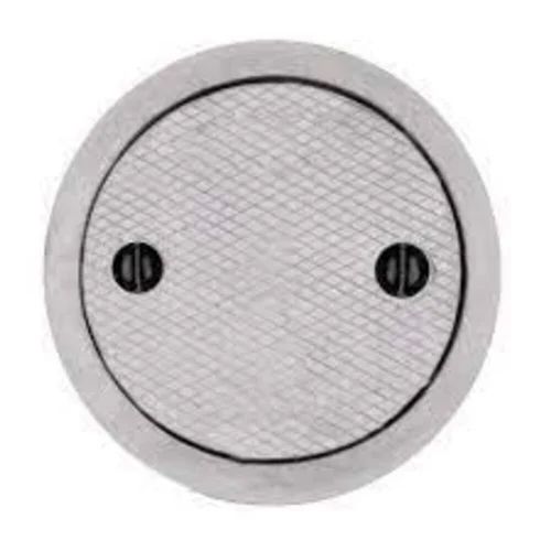 Grey FRP Manhole Cover, For Construction, Shape : Round