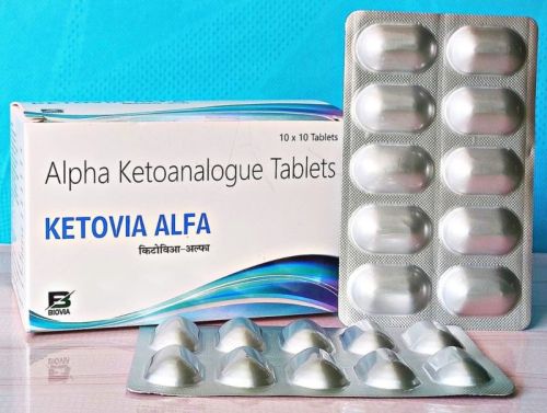 Creamy Organic Ketovia Alfa Tablets, For Medicines Products, Feature : Fine Finish