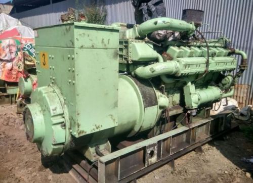 594 Kw 1200 HP Wartsila Marine Genset