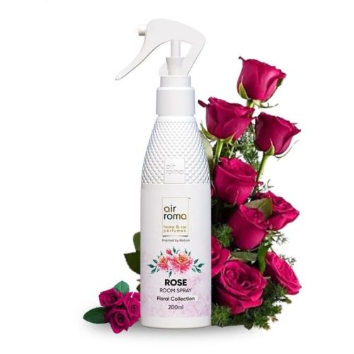 Air Roma Rose Air Freshener Odour Eliminator Spray For Home and Office (200ml)