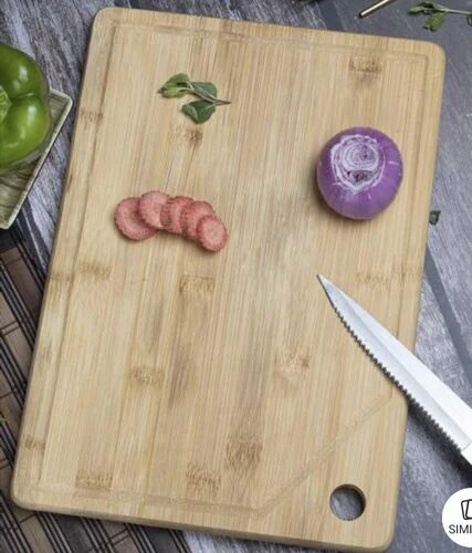 Brown Plain Wooden Chopping Board, Size : 24x34cm