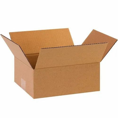 Brown Rectangle 5 Ply Corrugated Box, For Industrial, Storage Capacity : 5-10kg