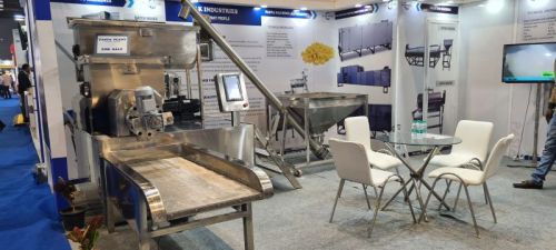 S.K. Industries 1500 Kg Automatic Stainless Steel Pasta Making Machine, Capacity : 300 Kg/h