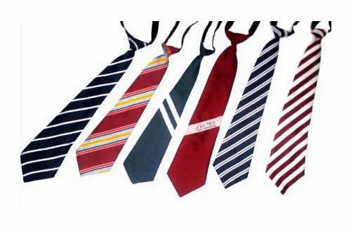 Checked School Tie, Size : Multisizes