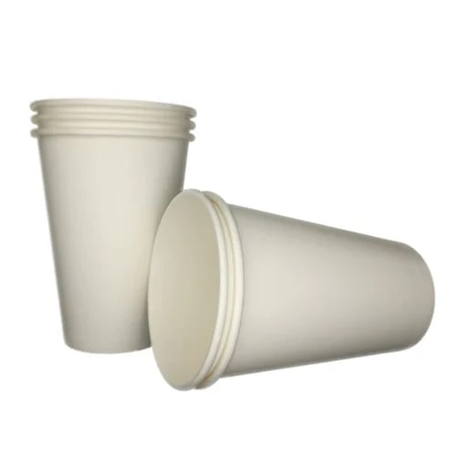 White Round 360 Ml Single Wall Paper Cups