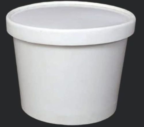 500 Ml Disposable White Paper Food Containers