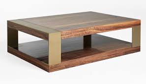 Polished Wood Rectangular Coffee Table, For Home