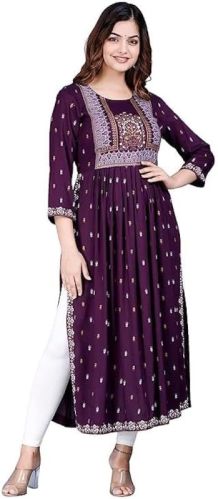 Rayon Kurtis, Size : M To 4XL