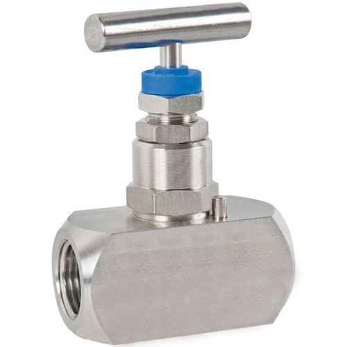 Silver Manual Stainless Steel Needle Valve, For Gas Fitting, Packaging Type : Paper Box