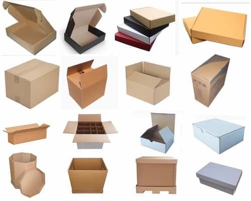 Printed Waste Paper Plain Corrugated Boxes, For Goods Packaging, Food Packaging, Size : 24x24x12inch