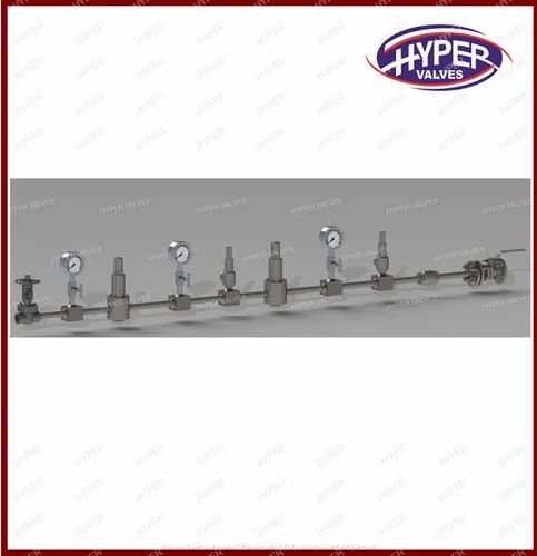 Hyper Valves Painted Gas Pressure Reducing Station, Connection : Flange End