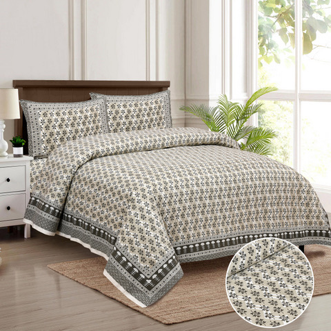 Printed Cotton King Size Bedsheets, Feature : Anti Wrinkle