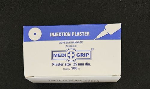 Medi Grip Injection Plaster, For Clinical Use, Hospital Use, Grade : Medicine Grade