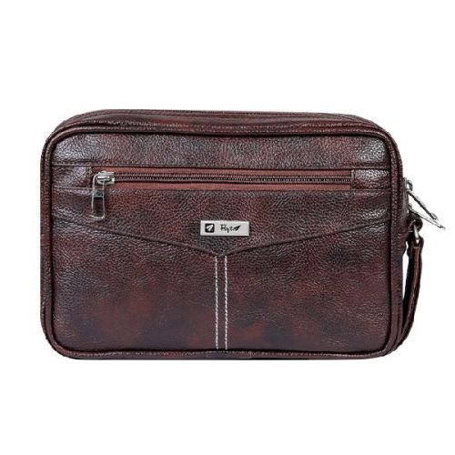 Flyit Artificial Leather Money Pouch, Size : H:L:W =18 *26*10 CM