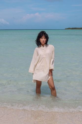 Checked Cotton Ladies Short Kurta, Size : All Size