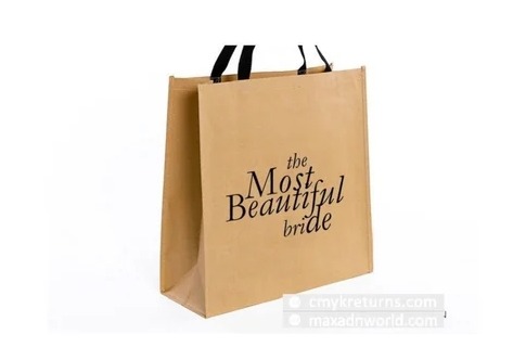 Black Customised Paper Carry Bags, For Shopping, Household