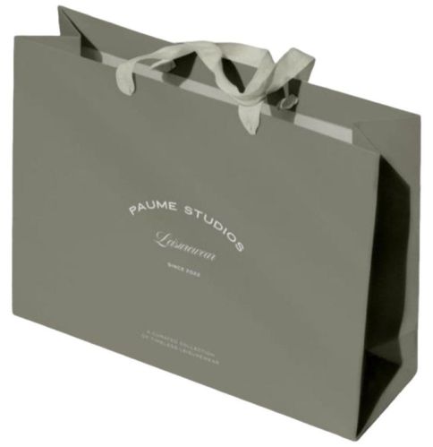 Printed Grey Fancy Paper Bag, For Shopping, Household