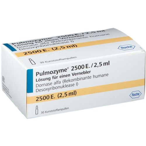 Manual Pulmozyme 2500 U/ 2.5ml, Nebuliser Solution for Hospital