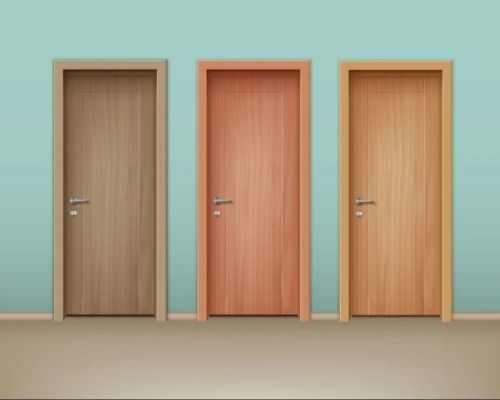 Multi Colour Swing Polished Commercial Wooden Flush Door, For Home, Kitchen, Office, Cabin