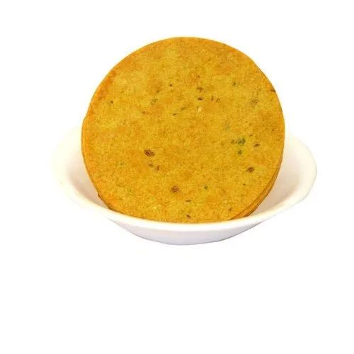 Yellow Namkeen Jeera Khakhra, For Human Consumption, Shelf Life : 6 Month