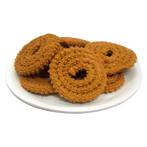 Yellow Murukku Namkeen, For Snacks, Restaurant, Hotel, Style : Fried