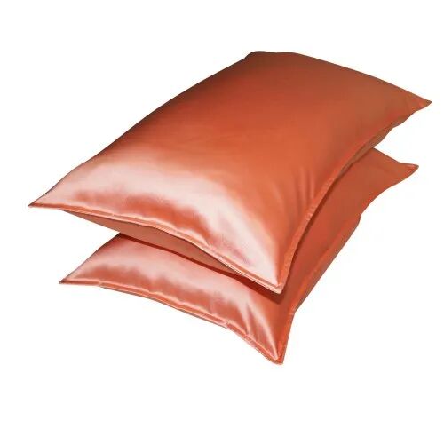 Rectangle Plain Silk Pillow, For Hotel, Home, Technics : Machine Made