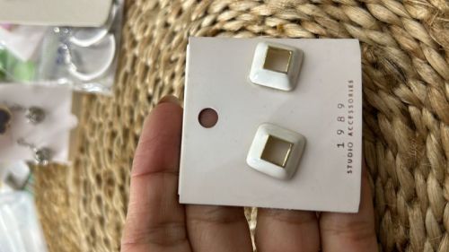 White Fashion Ear Tops Set, Gender : Female