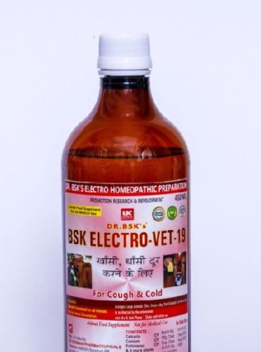 DR. Bsk Electro VET-19 Syrup, Form : Liquid, Packaging Size : 450ml