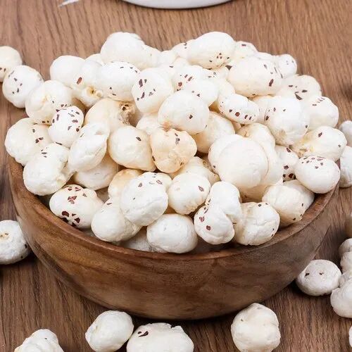 Creamy Round Pure White Fox Nuts, For Human Consumption, Taste : Light Sweet