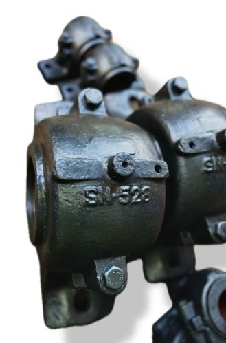 Black Manual Metal Masta Plummer Block