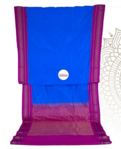 Ladies Fancy Silk Handloom Irkal Paithani Saree