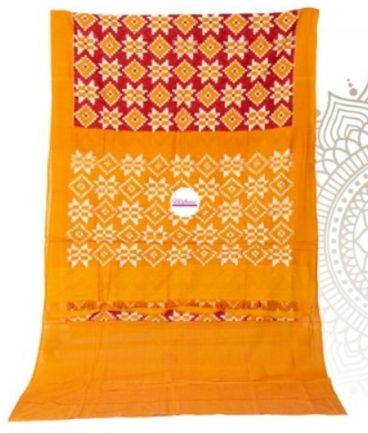 Ladies Modern Telia Rumal Saree, Speciality : Easy Wash, Dry Cleaning, Anti-Wrinkle, Shrink-Resistant