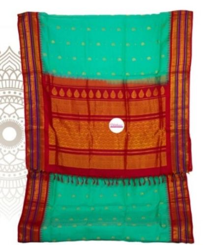 Ladies Party Wear Silk Gadwal Sarees, Speciality : Easy Wash, Dry Cleaning, Anti-Wrinkle, Shrink-Resistant