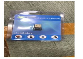 Black CSR 4.0 Bluetooth USB Dongle, Size : Mini