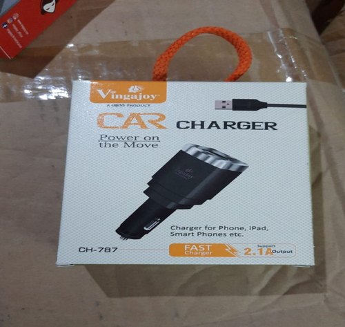Vingajoy CH-787 Car Charger, Color : Black
