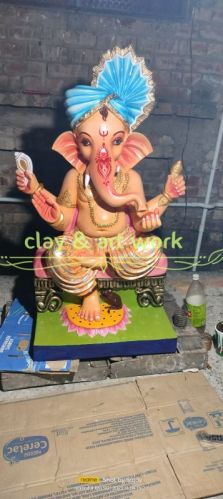 Polished Polyresin Plain 15kg 18 To 20 Kg Ganesh Statue, For Interior Decor, Office, Home, Gifting, Garden