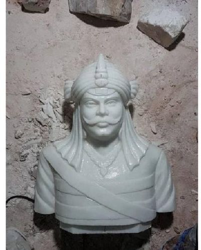 Plain Marble Dattatreya Statue