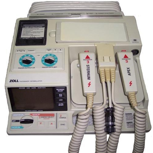 220V Zoll Monophasic Defibrillator Machine, Display Type : Digital