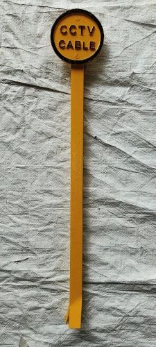 Cast Iron CCTV Cable Route Marker, For Industrial Use