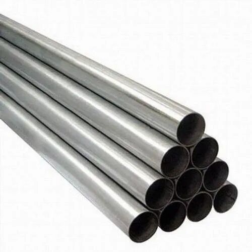 Round 304 Stainless Steel Polished Pipe, Color : Silver