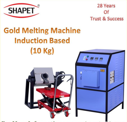10kg Gold Melting Machine With Tilting Unit