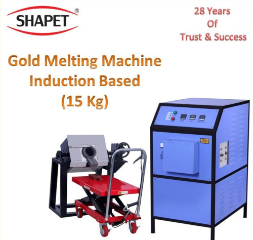 15kg Gold Melting Machine With Tiltig Unit