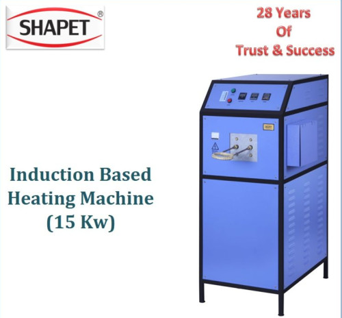 SHAPET Automatic Mild Steel 15Kw Induction Heating Machine, Power Source : Electric