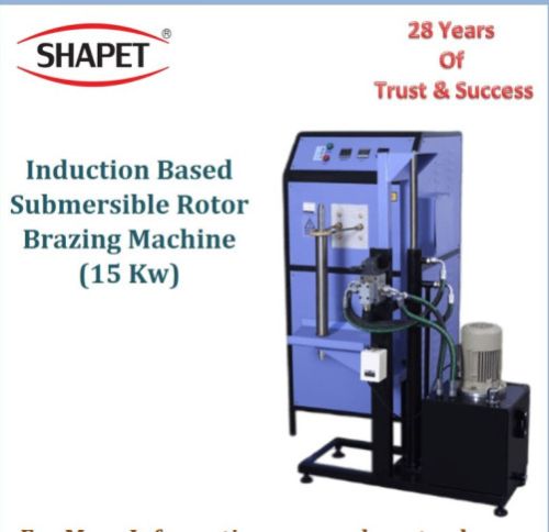 15Kw Induction Submersible Rotor Brazing Machine