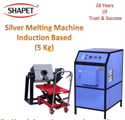 5kg Silver Melting Machine With Tilting Unit