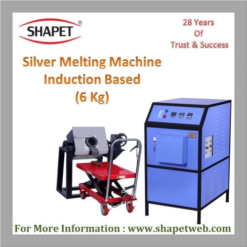 6kg Silver Melting Machine With Tilting Unit