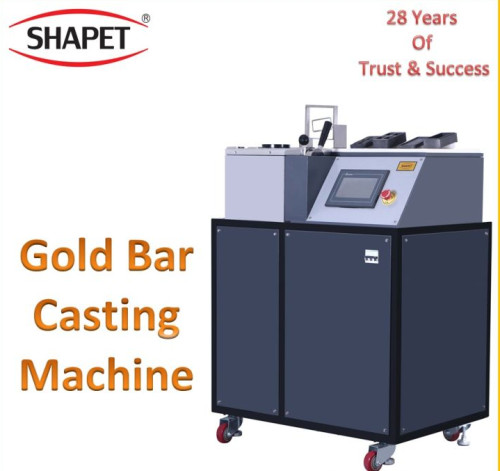 SHAPET Automatic Gold Bar Casting Machine, Power Source : Electric