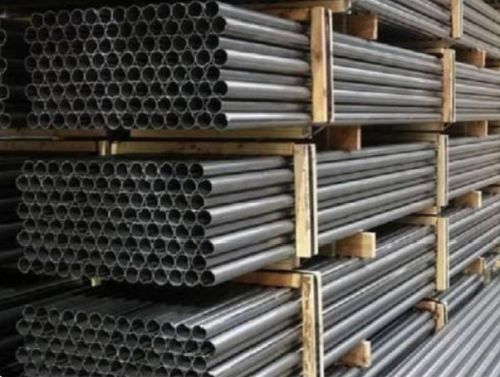 Grey Round Polished Iron HR Pipes, For Industrial Use